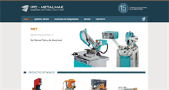 Desktop Screenshot of ipc-metalmak.com